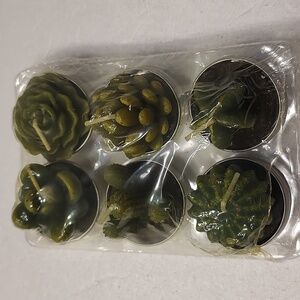 Cactus tea lights x 6